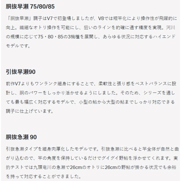 がま鮎 競技スペシャルV8